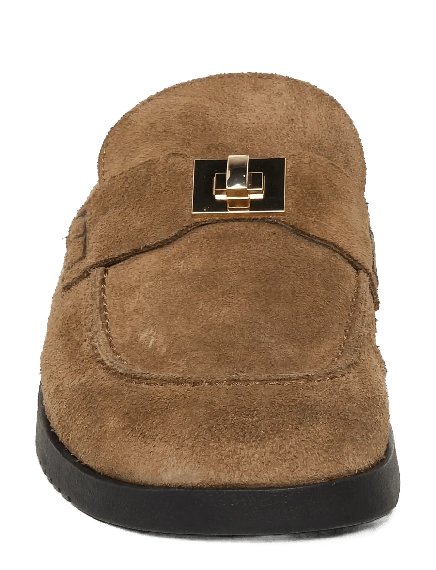 Steve Madden - Megg - flade mules - taupe suede - 2