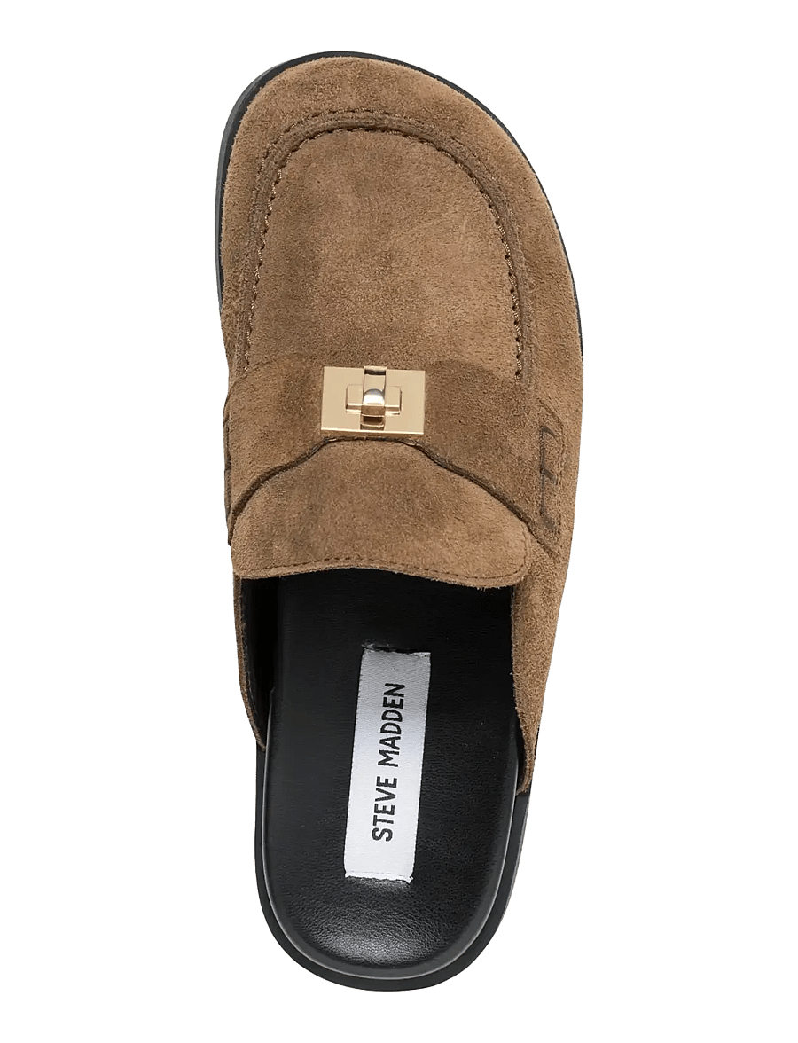 Steve Madden - Megg - flade mules - taupe suede - 4