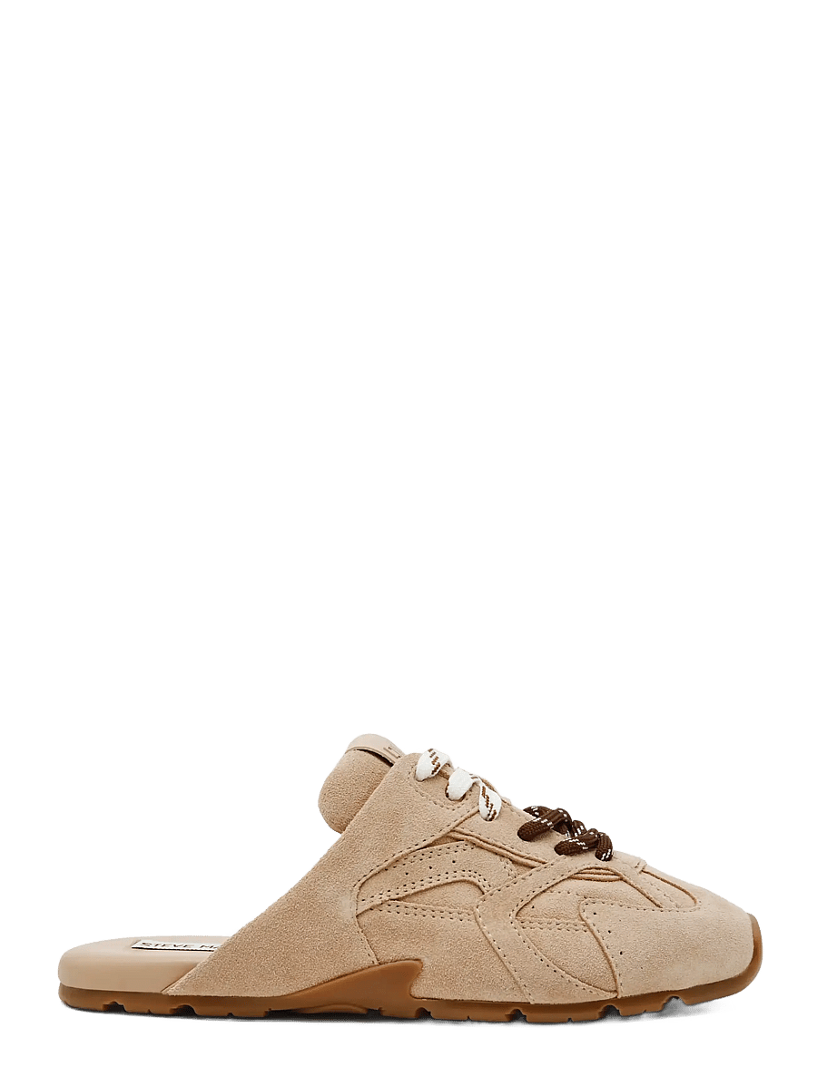 Steve Madden - Asiel-Mule - slip-on sneaker - beige suede - 1