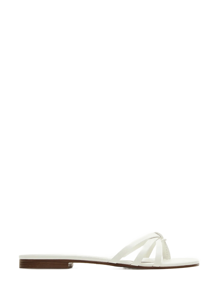 Steve Madden - Calissi - platta sandaler - white leather - 0