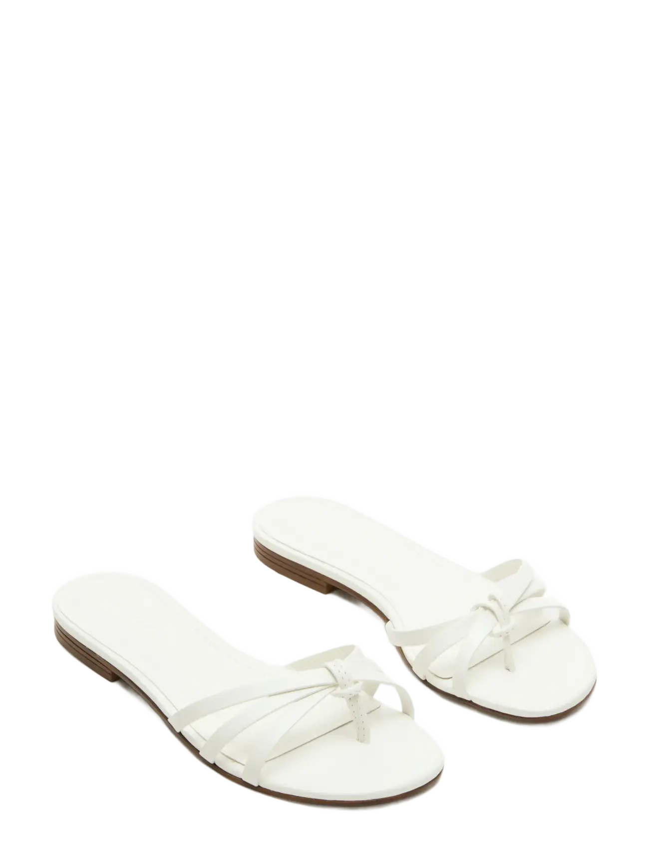 Steve Madden - Calissi - platta sandaler - white leather - 1