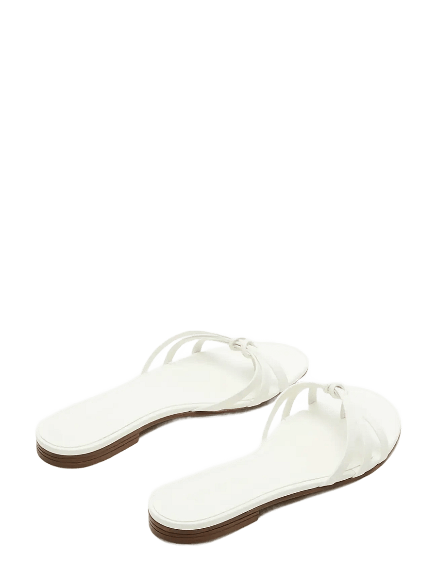 Steve Madden - Calissi - platta sandaler - white leather - 2