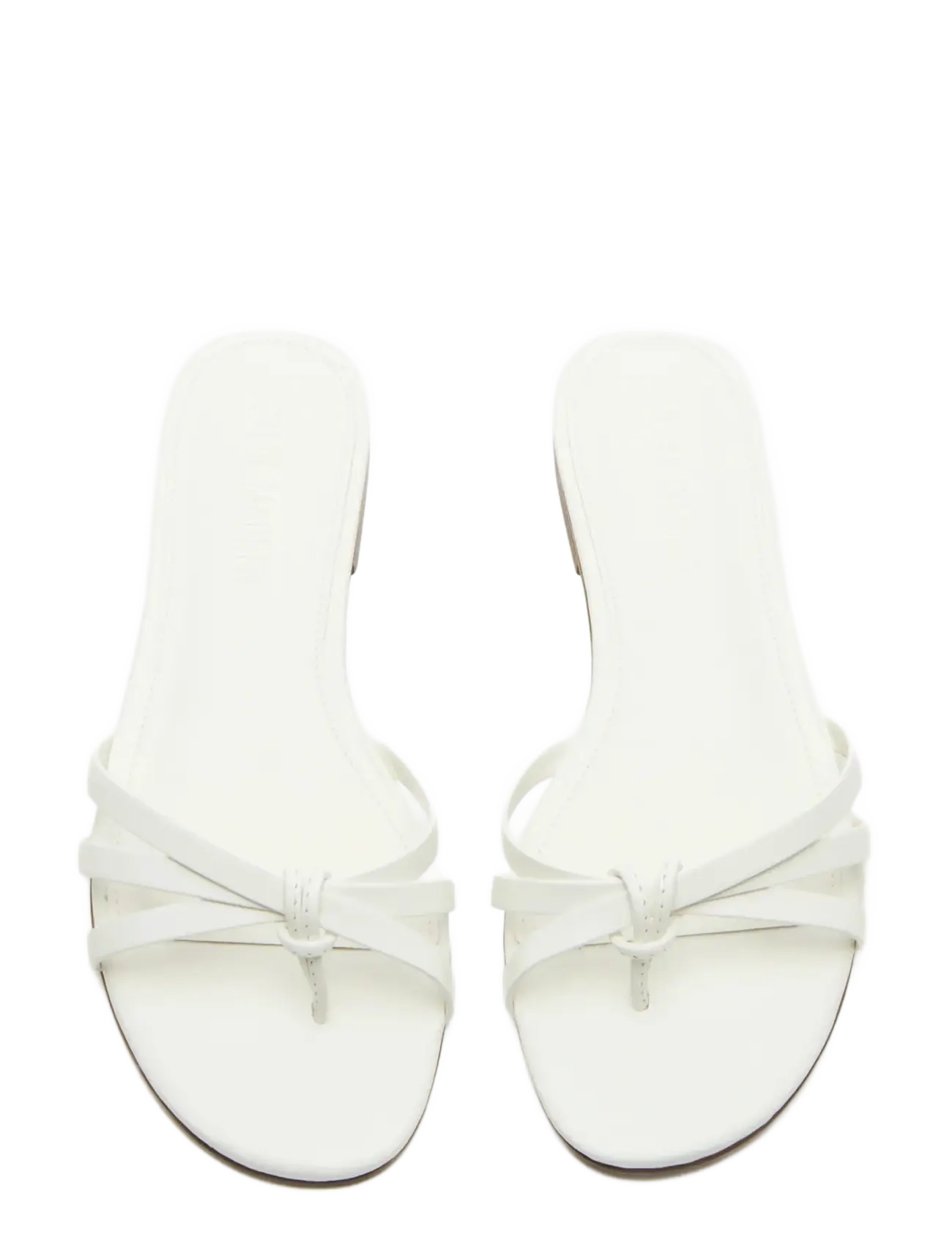 Steve Madden - Calissi - platta sandaler - white leather - 3