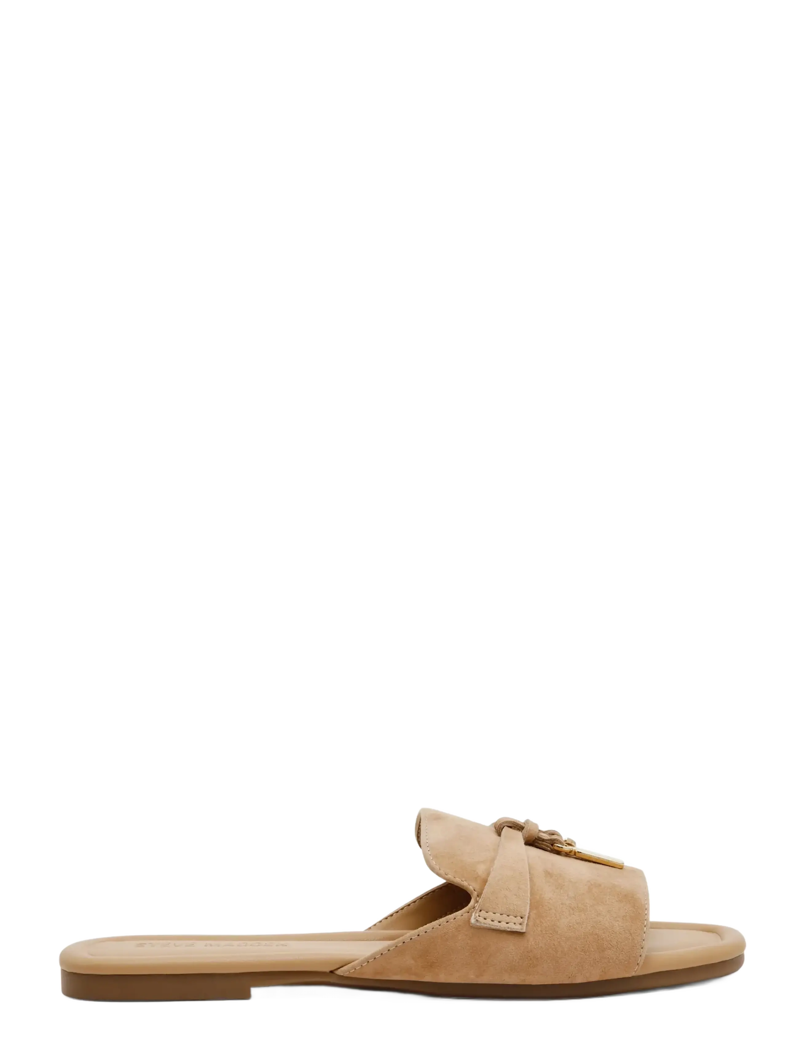 Steve Madden - Hight St. - flade mules - taupe suede - 1