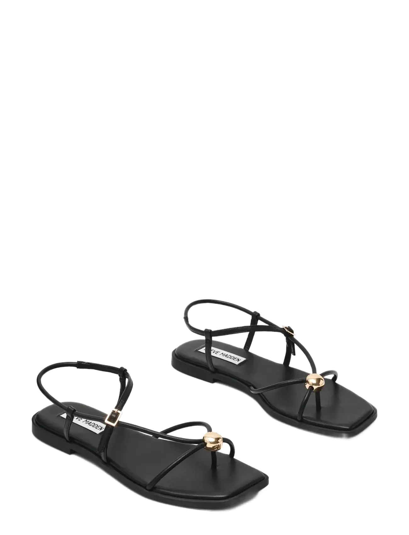 Steve Madden - Tiki - platta sandaler - black - 1