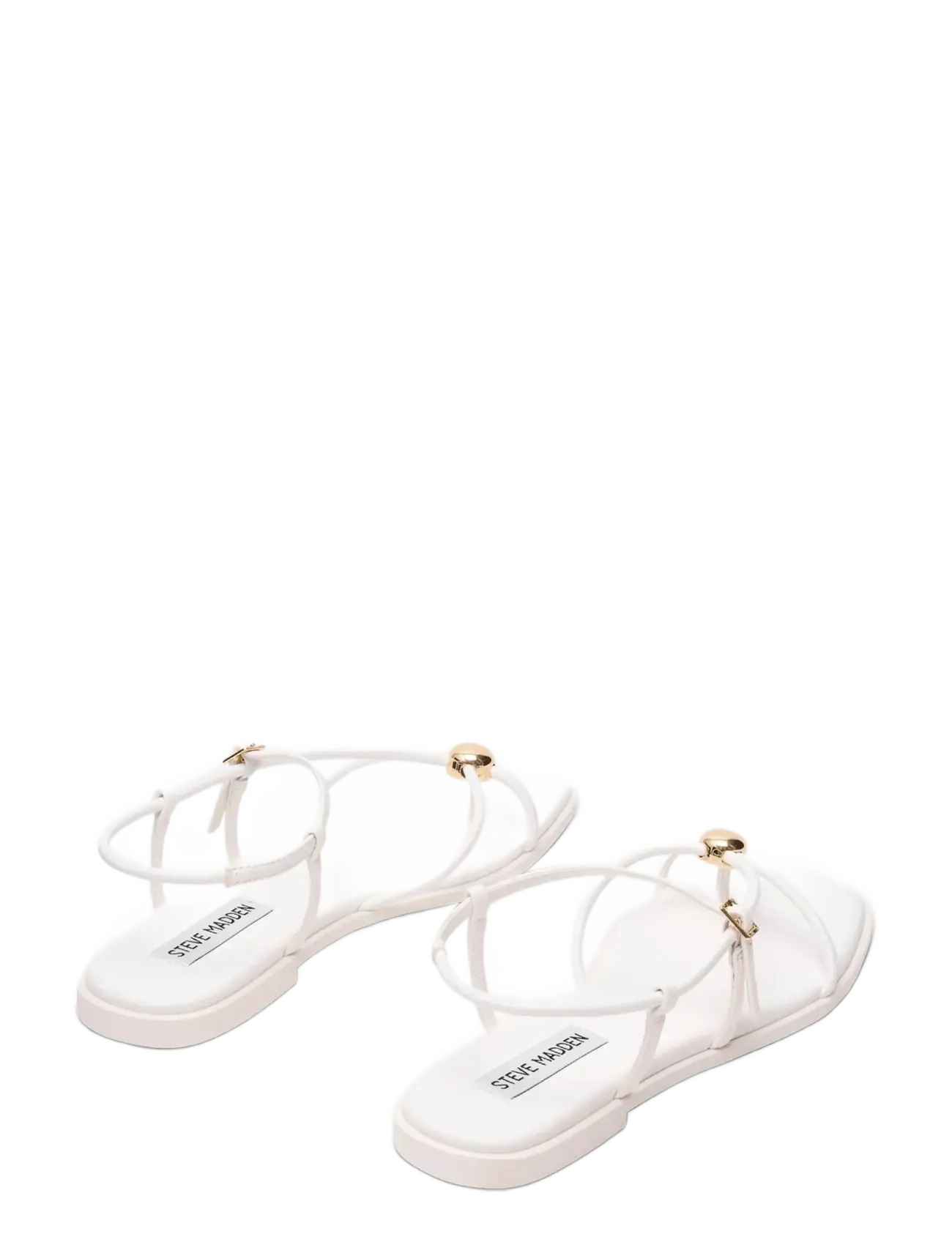 Steve Madden - Tiki - lygiapadės basutės - white - 2