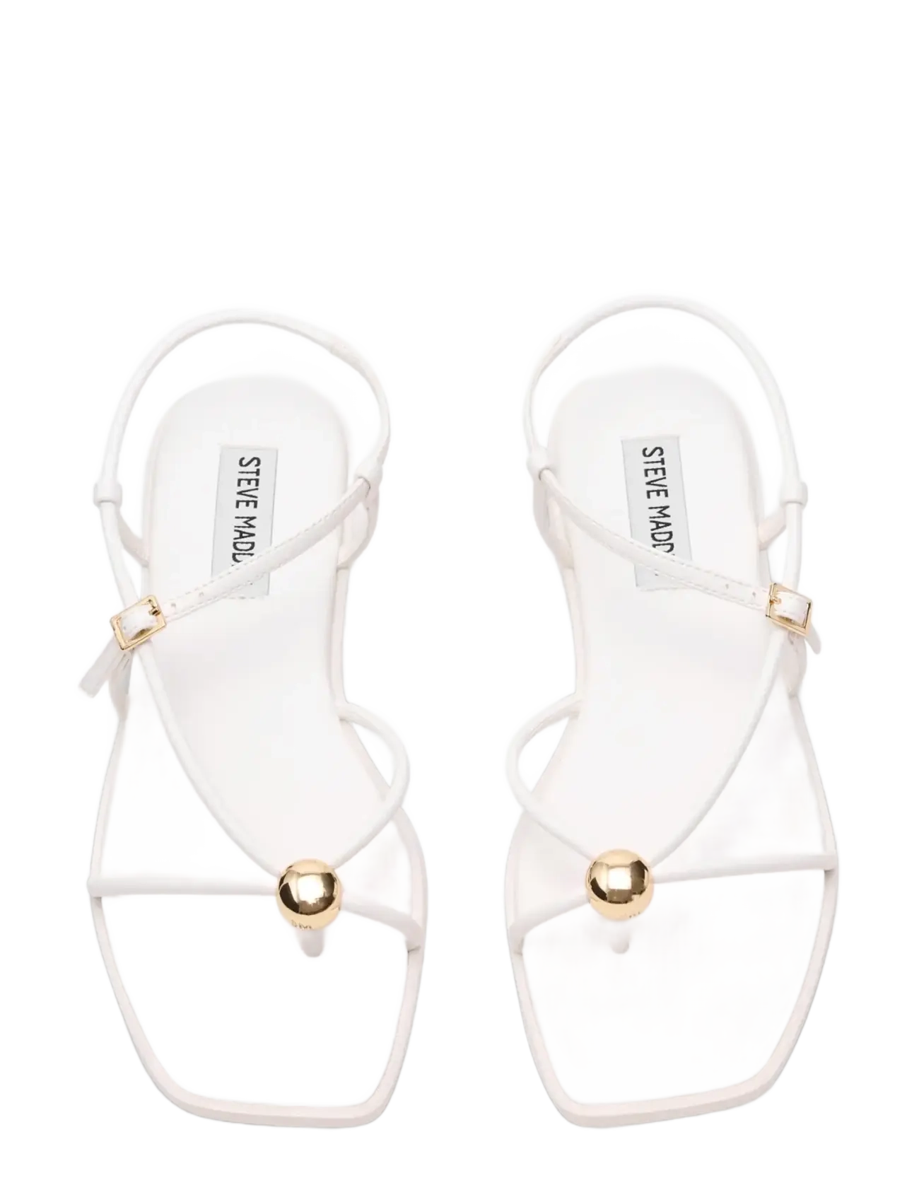 Steve Madden - Tiki - lygiapadės basutės - white - 3