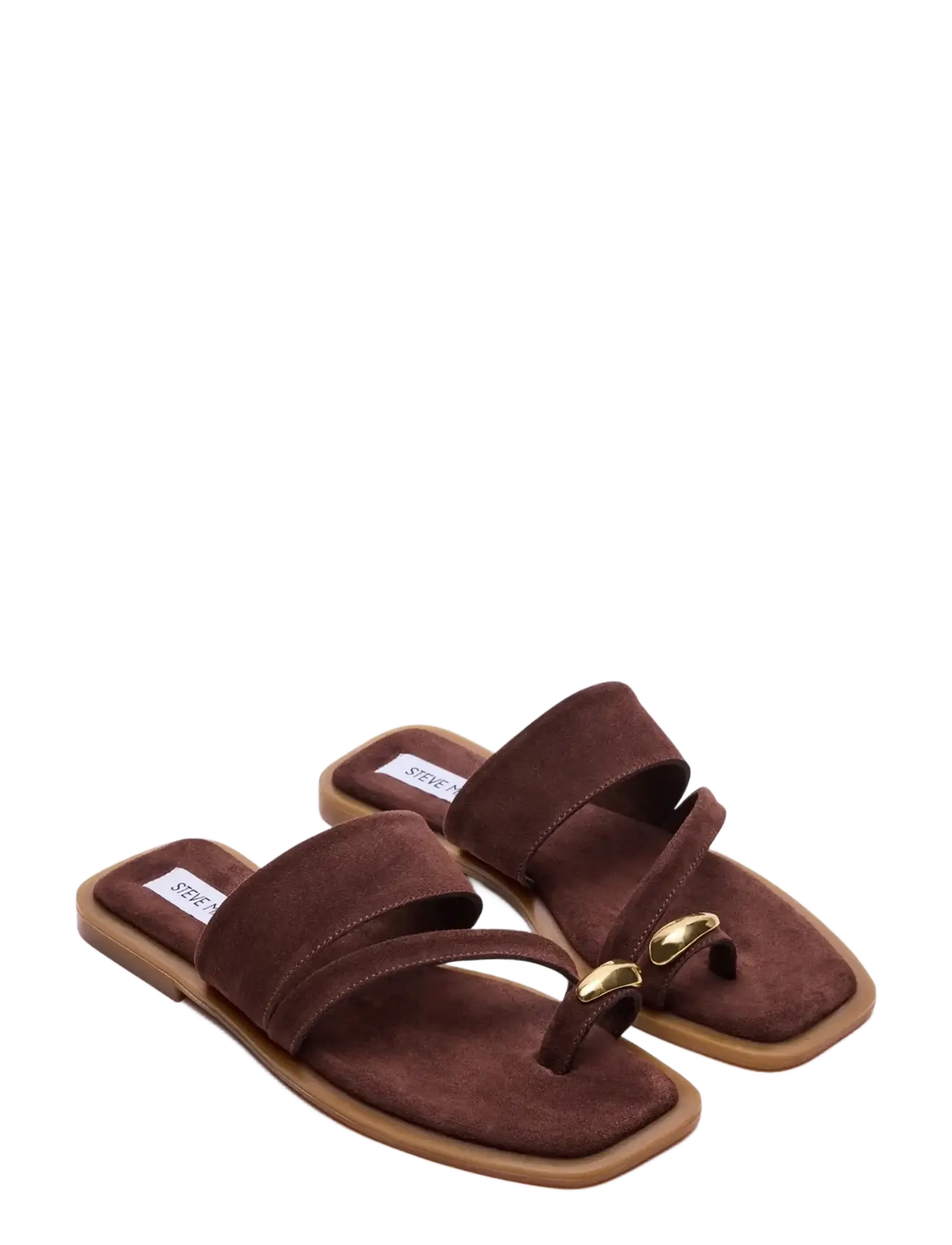 Steve Madden - Ellaina - flache sandalen - brown suede - 1