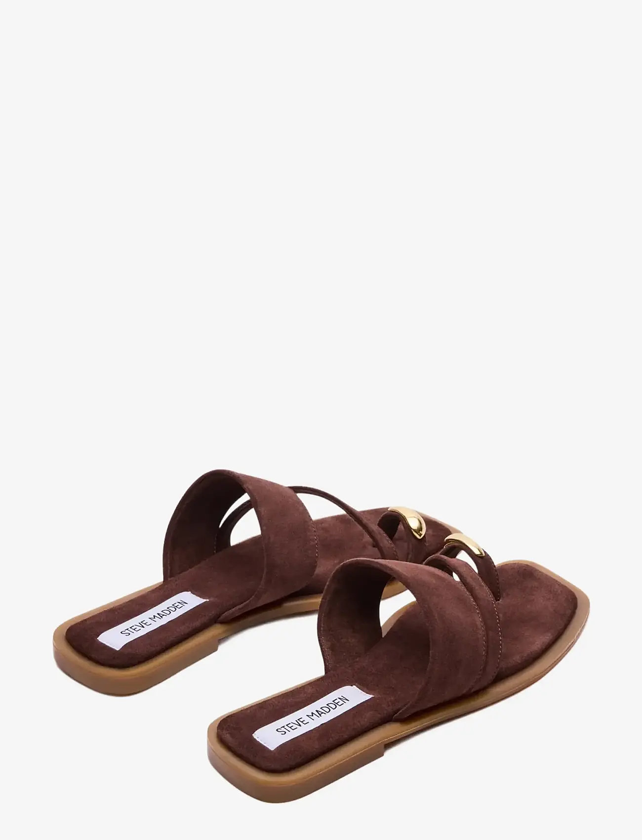 Steve Madden - Ellaina - flat sandals - brown suede - 2