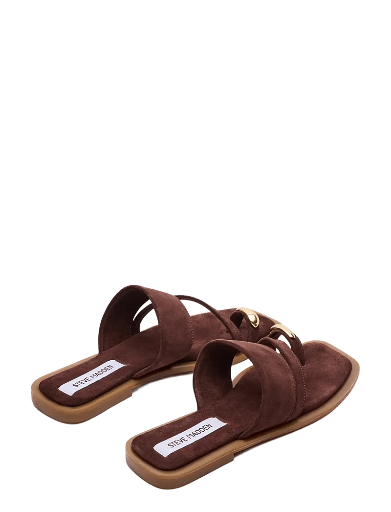 Steve Madden - Ellaina - flat sandals - brown suede - 2