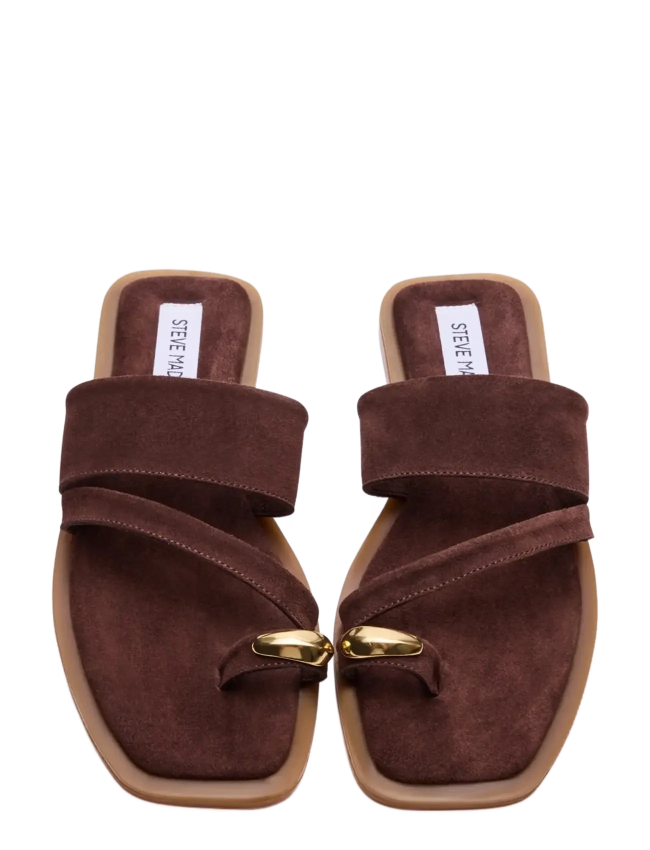 Steve Madden - Ellaina - flache sandalen - brown suede - 3