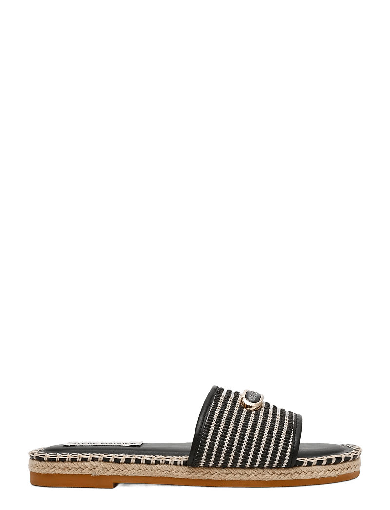 Steve Madden - Tropics - kontsata muula-stiilid jalanõud - blk raffia - 0