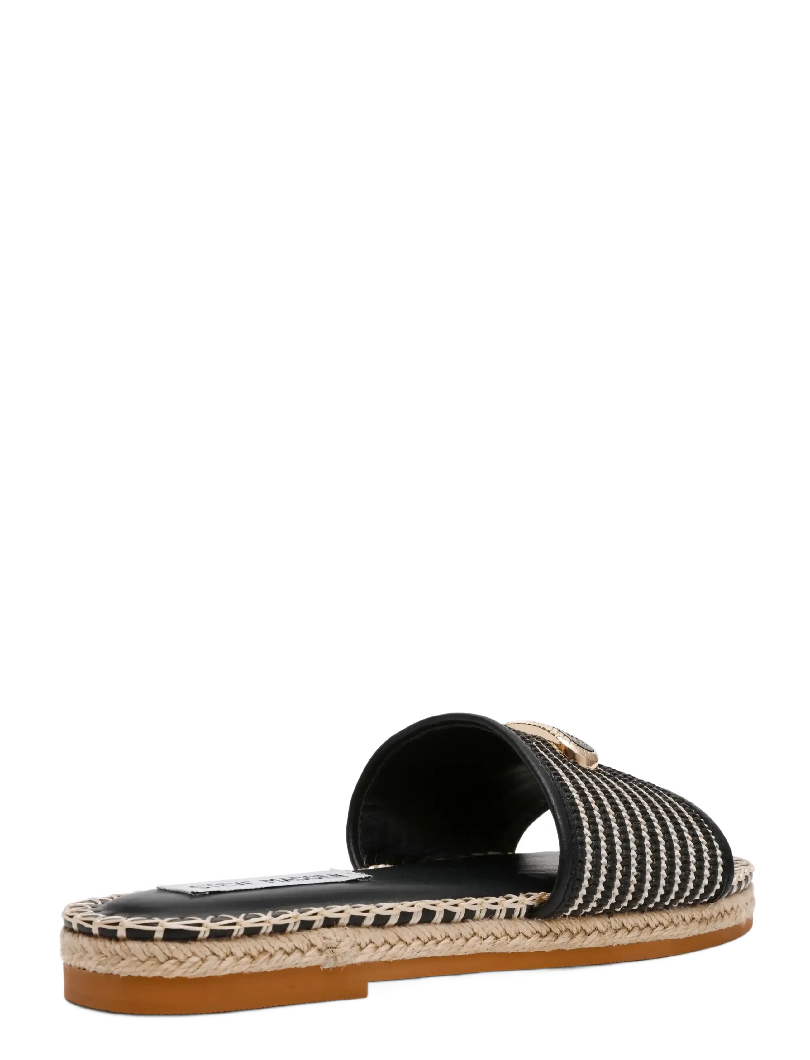 Steve Madden - Tropics - platta mules - blk raffia - 1