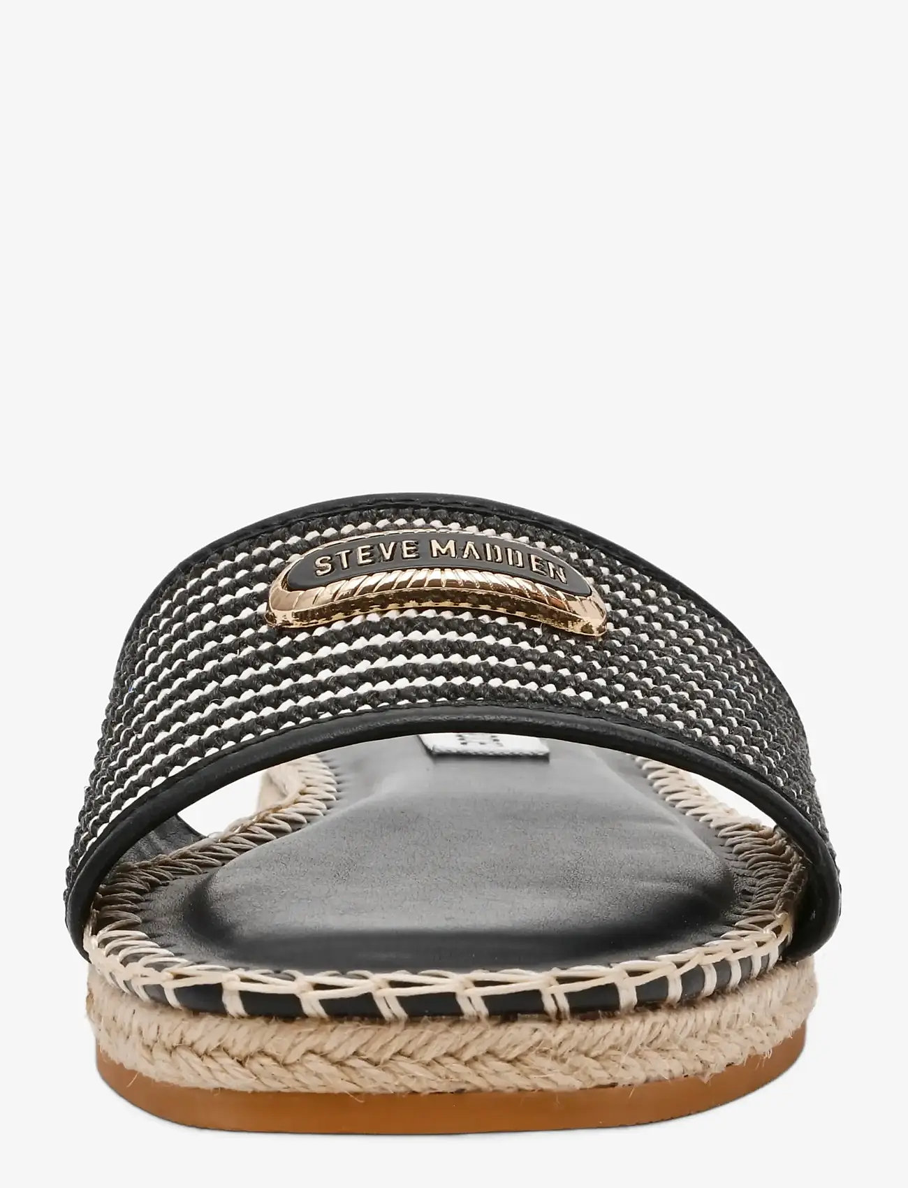Steve Madden - Tropics - kontsata muula-stiilid jalanõud - blk raffia - 2