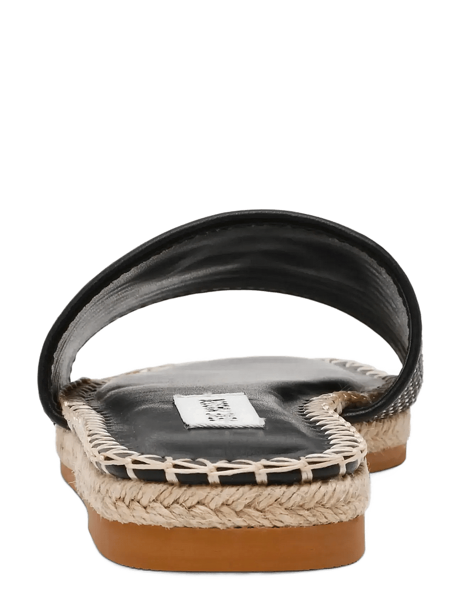 Steve Madden - Tropics - platta mules - blk raffia - 3