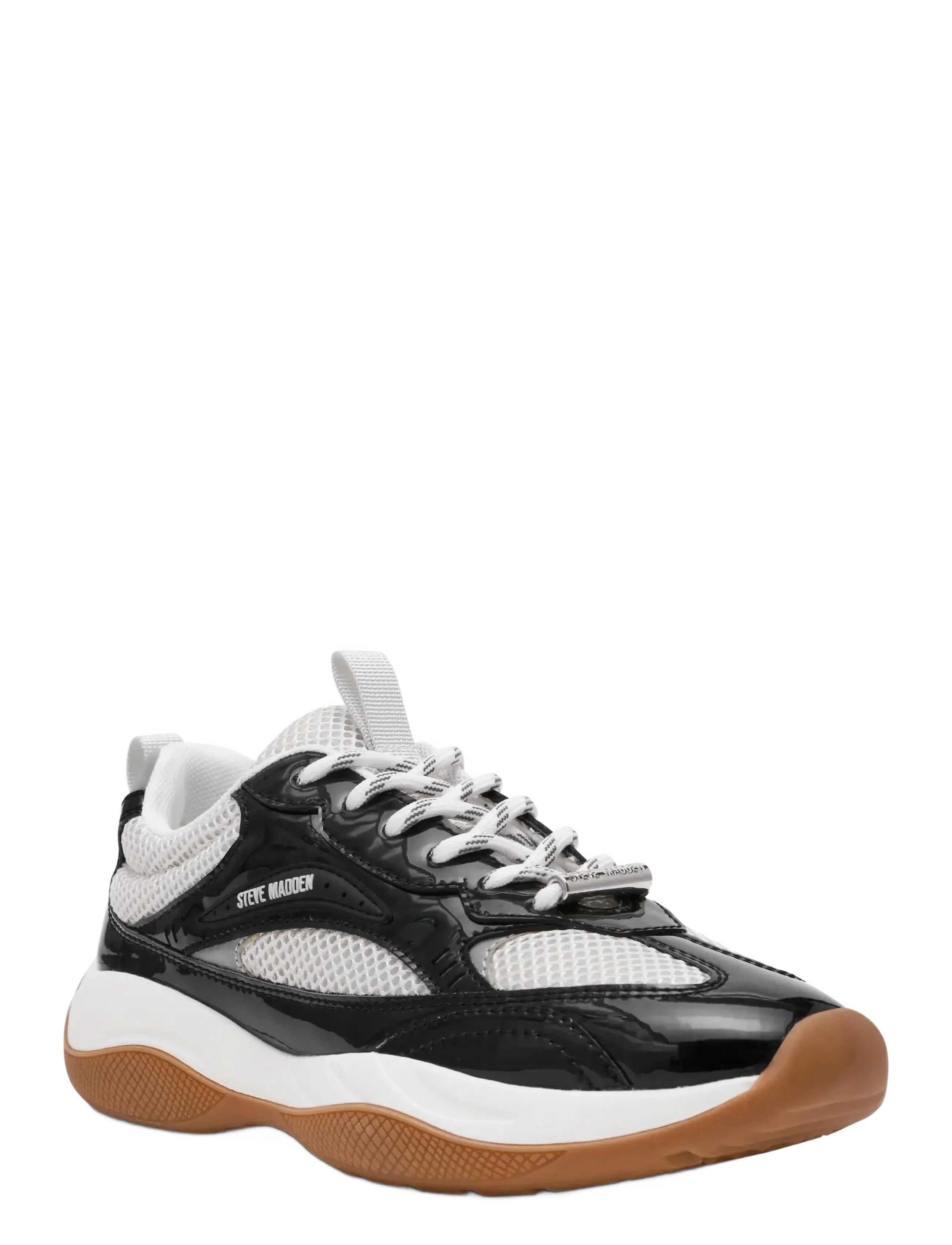 Steve Madden - Premio-E - chunky sneakers - blk patent - 1