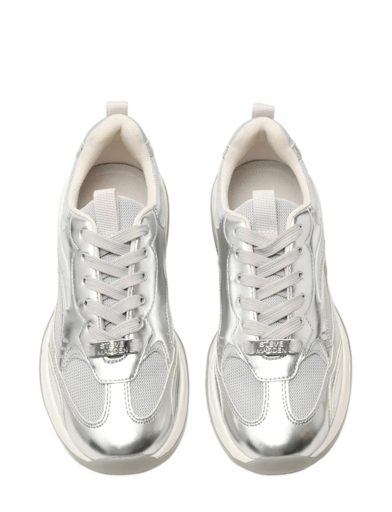 Steve Madden - Premio-E - chunky sneakers - silver - 2