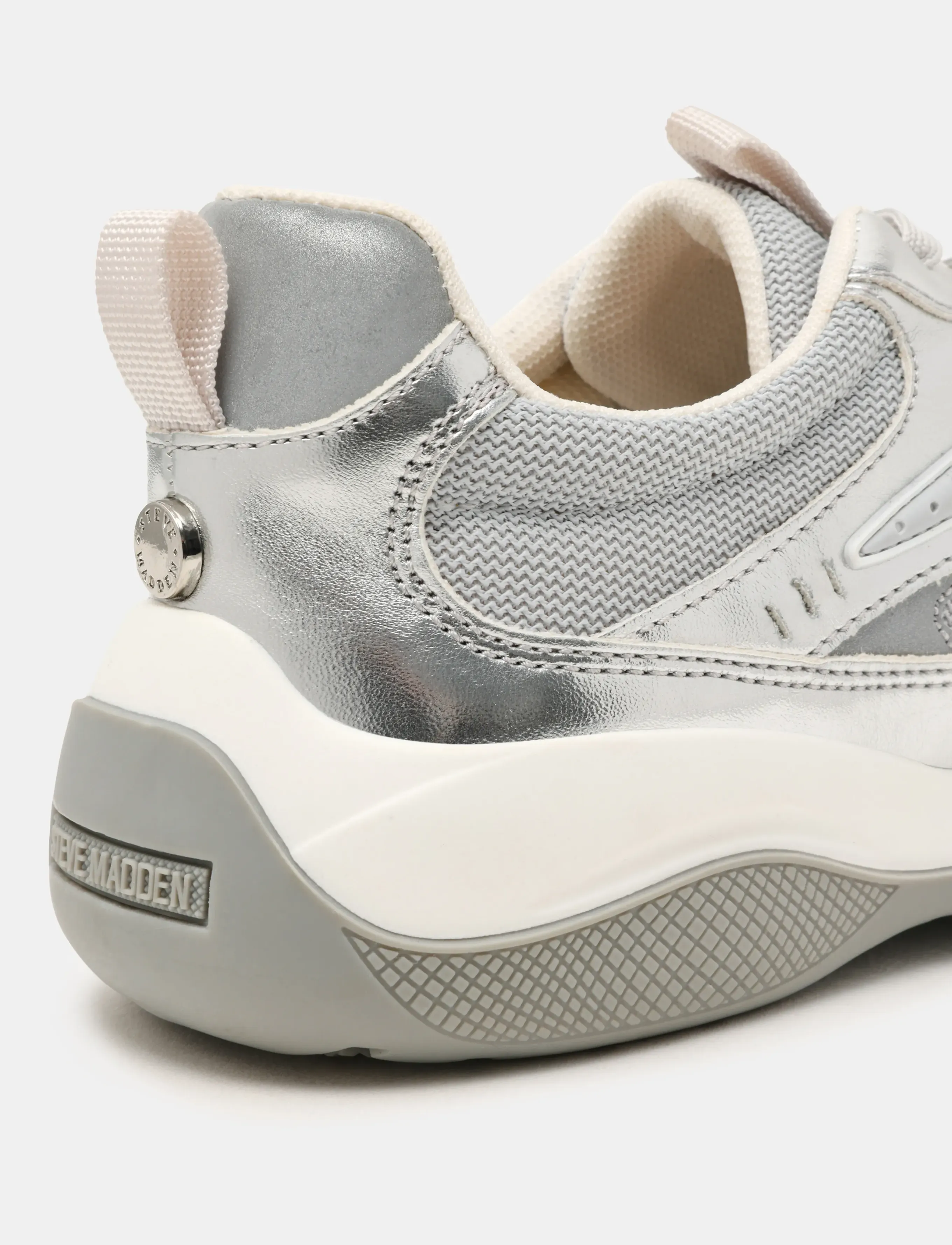 Steve Madden - Premio-E - chunky sneakers - silver - 4