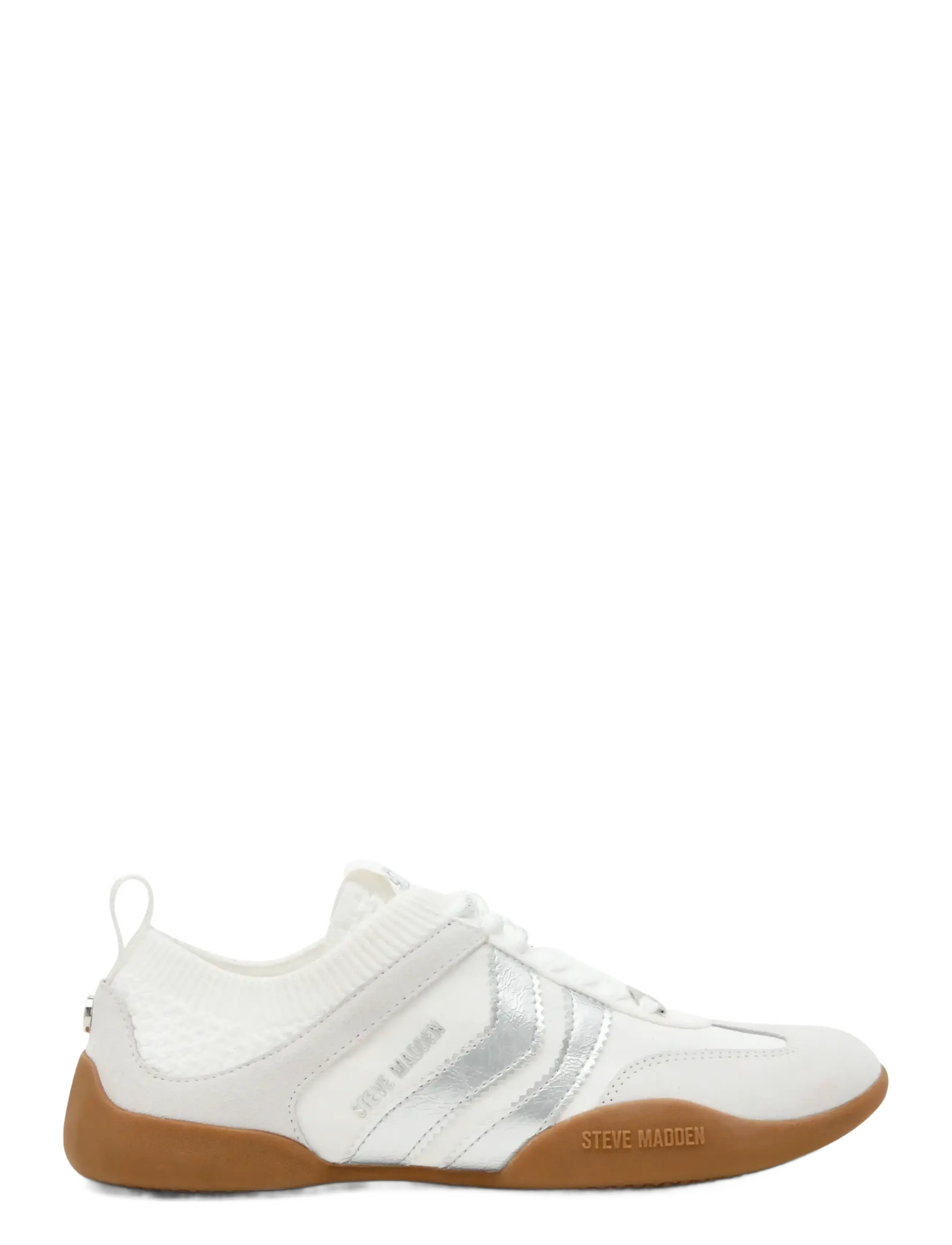 Steve Madden Biscotti-E - Sko - WHITE/SILVER / white