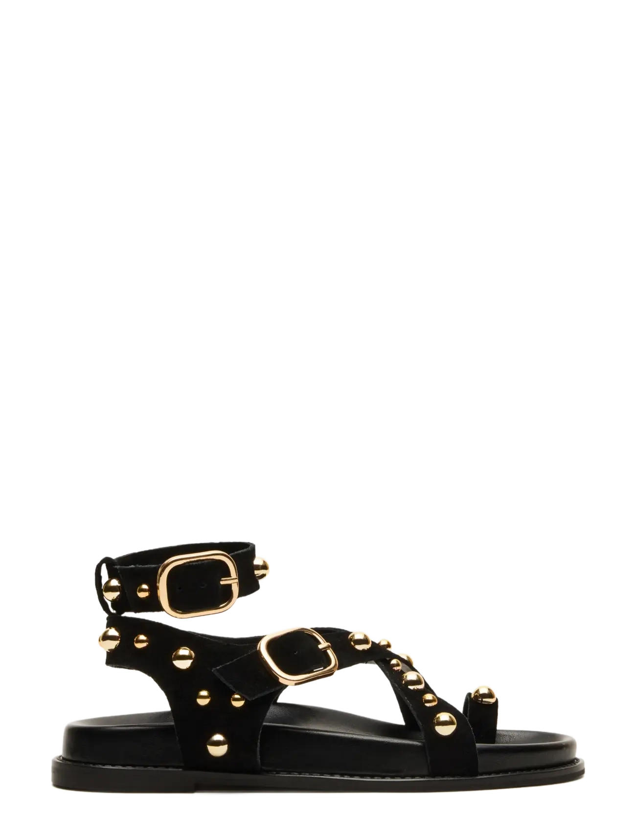 Steve Madden Linear, 36, Black, Sandaler > Flade Sandals, Dame
