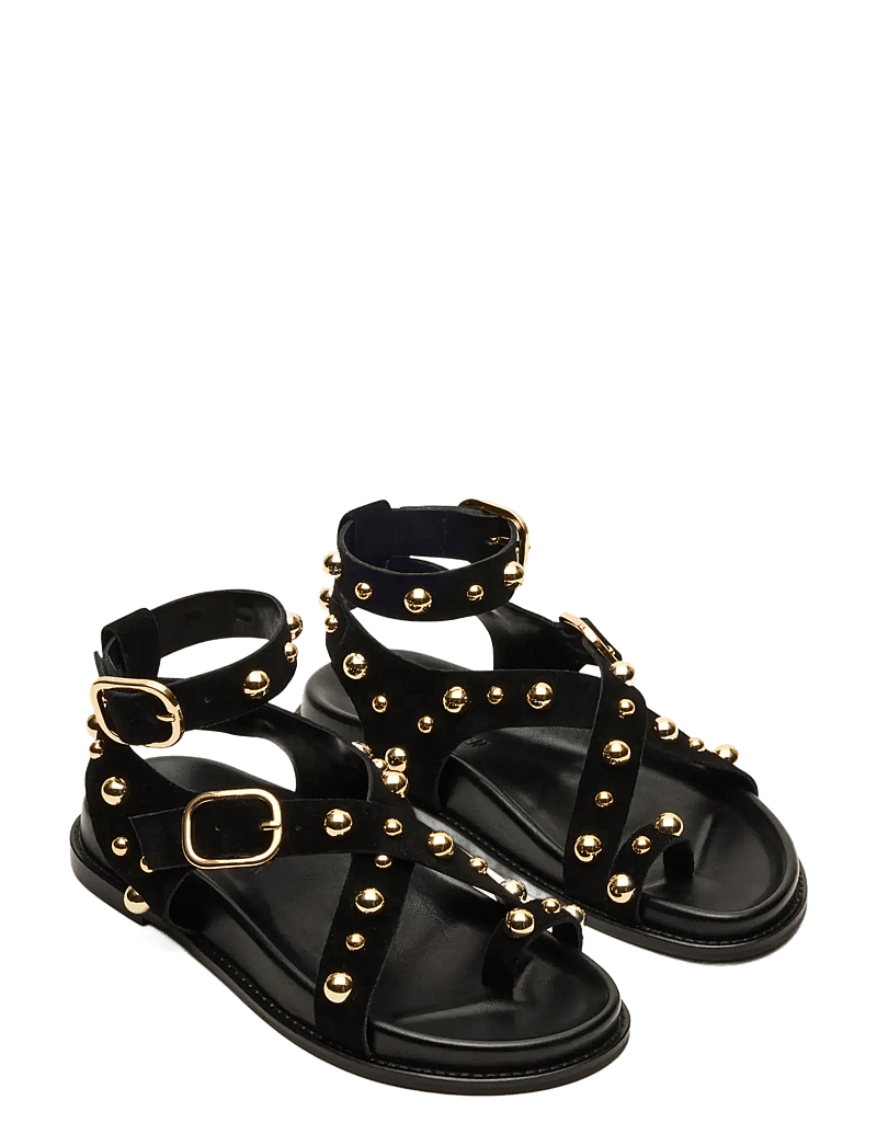 Steve Madden - Linear - spartiates - black suede - 1