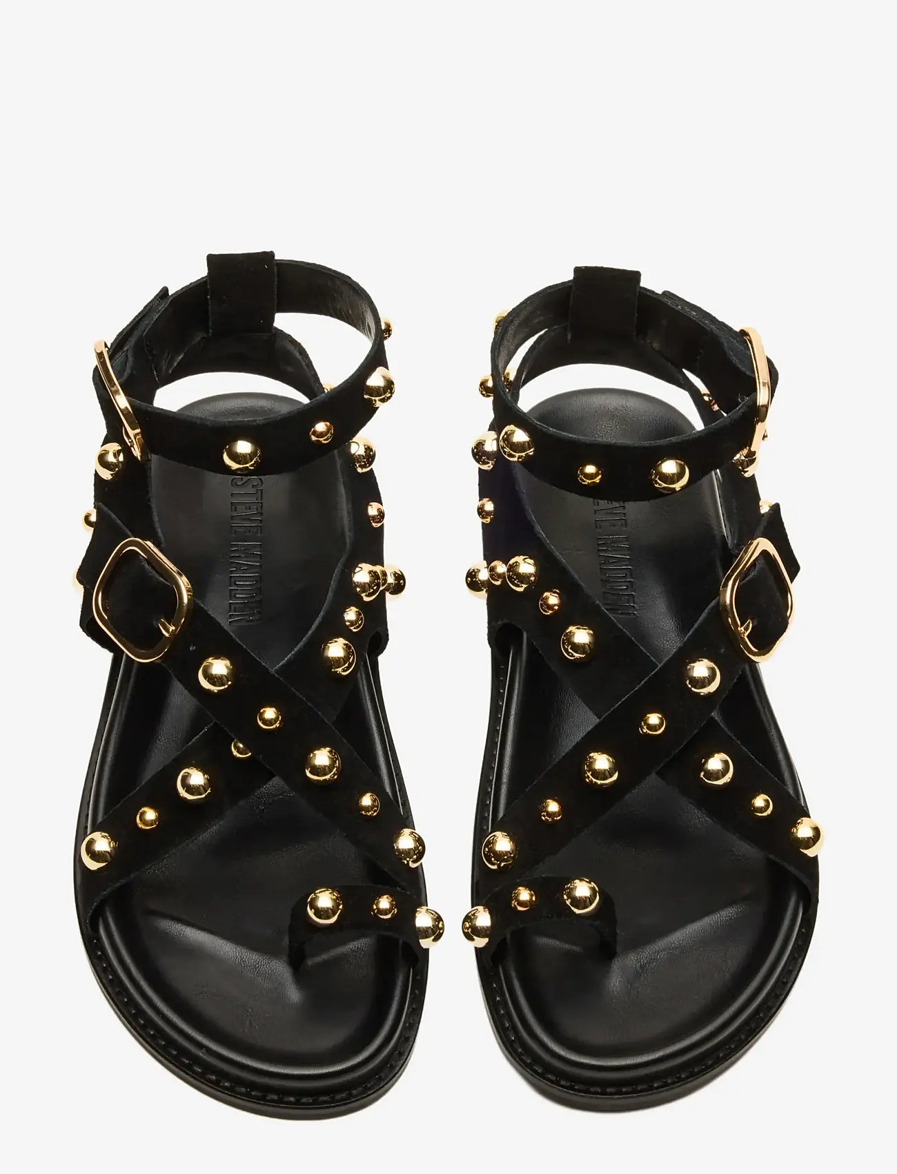Steve Madden - Linear - spartiates - black suede - 3