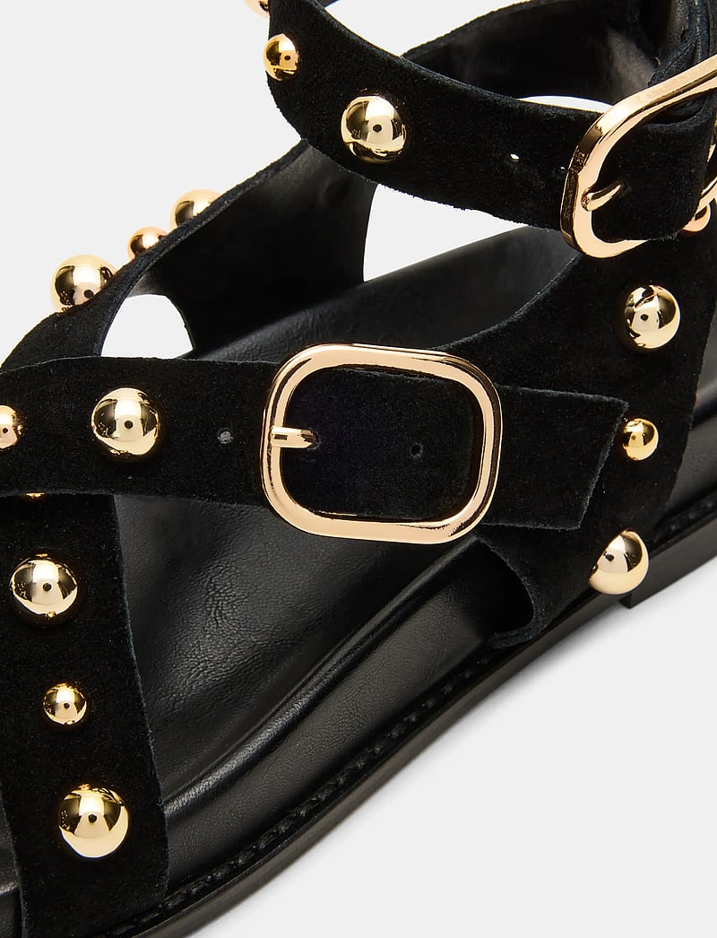 Steve Madden - Linear - spartiates - black suede - 4