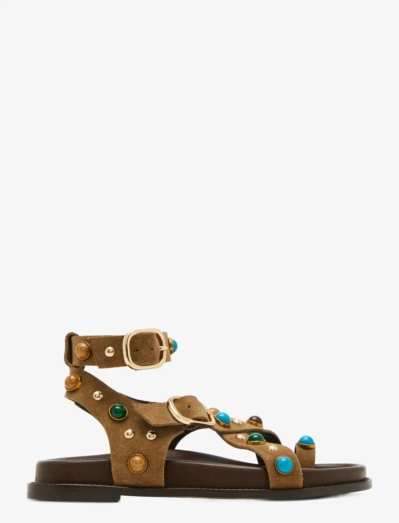 Steve Madden - Linear - gladiatorsandaler - taupe suede - 1
