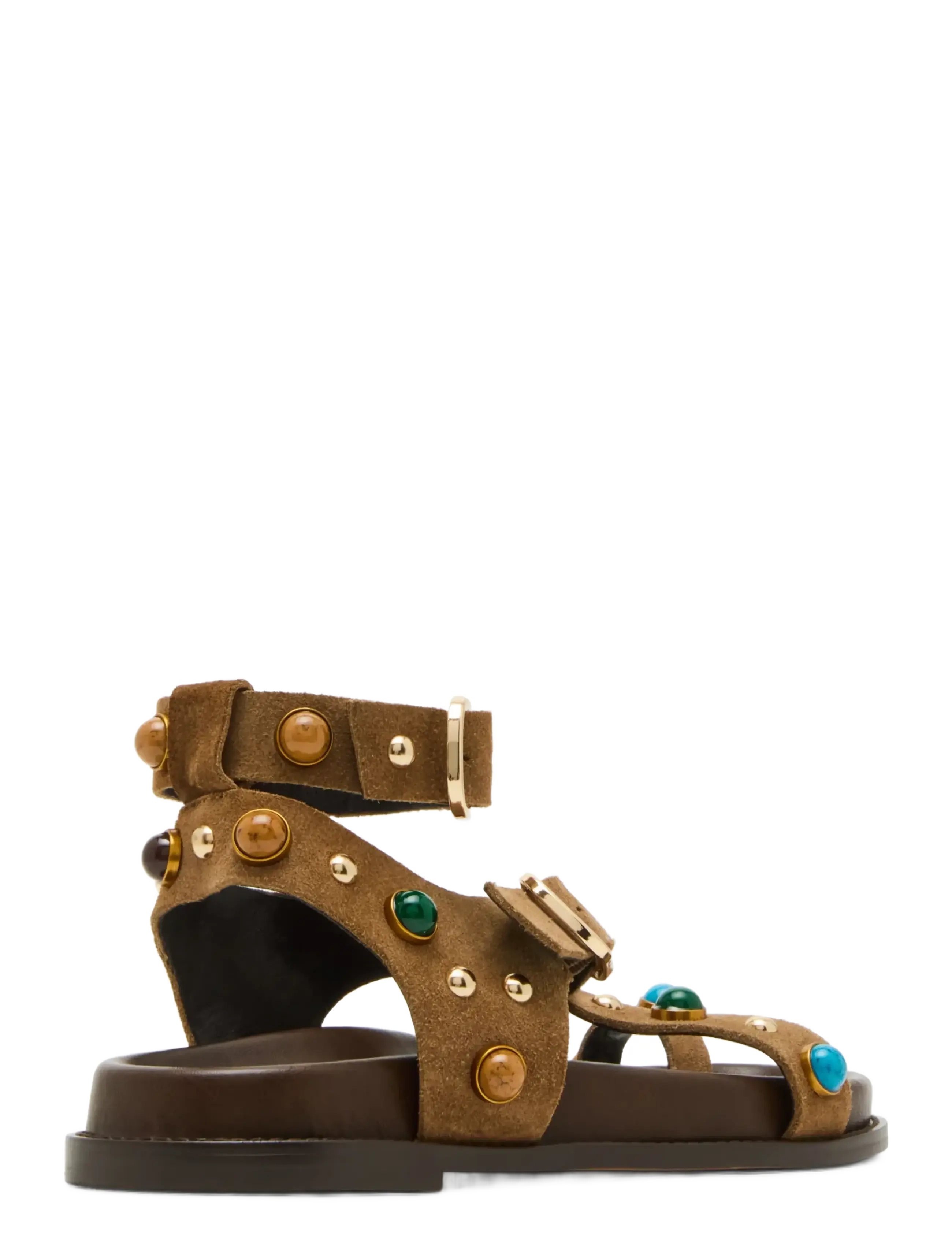 Steve Madden - Linear - gladiatorsandaler - taupe suede - 2