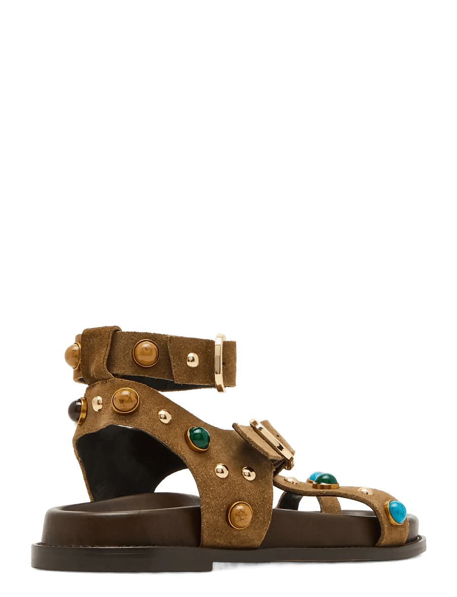 Steve Madden - Linear - gladiatorsandaler - taupe suede - 2