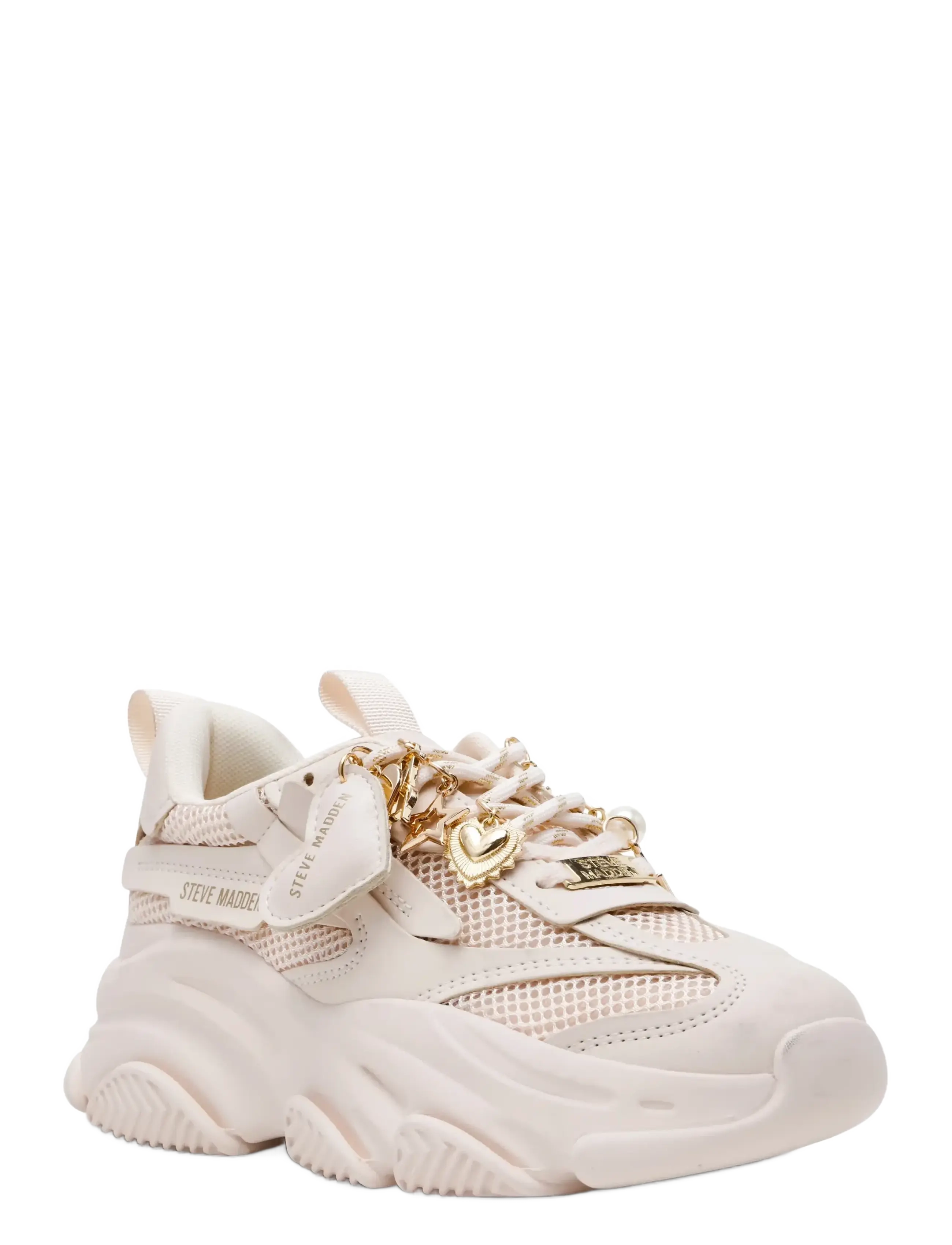 Steve Madden Possession-He, 42, Cream, Sneakers > Chunky Sneakers, Dame