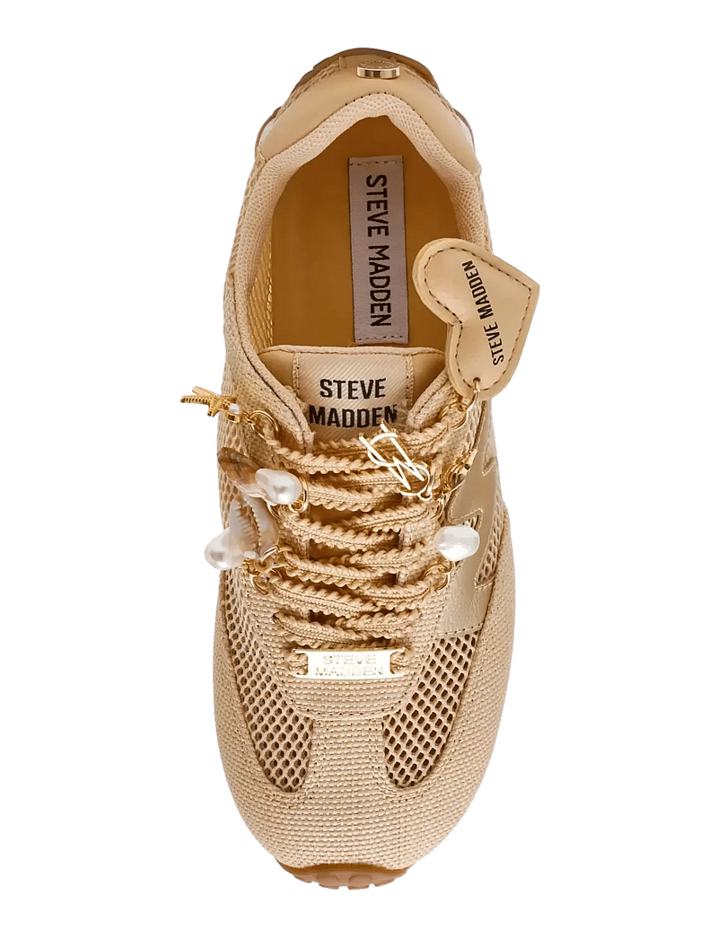 Steve Madden - Coheart-Raf - lágir strigaskór - nat raffia - 5