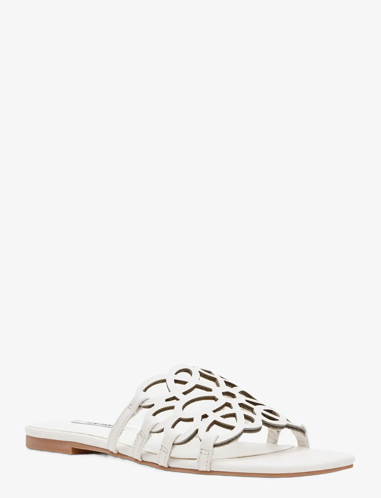 Steve Madden - Lotus-CN - kontsata muula-stiilid jalanõud - white leather - 0