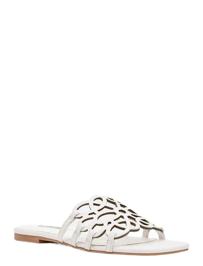 Steve Madden - Lotus-CN - kontsata muula-stiilid jalanõud - white leather - 0