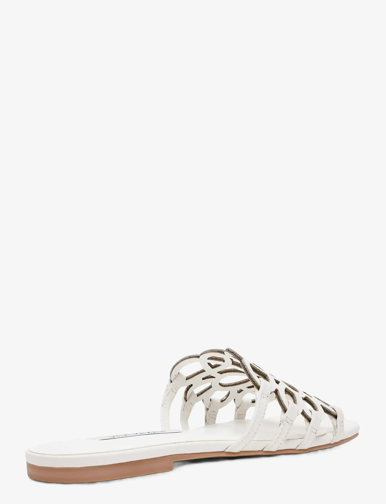 Steve Madden - Lotus-CN - kontsata muula-stiilid jalanõud - white leather - 2