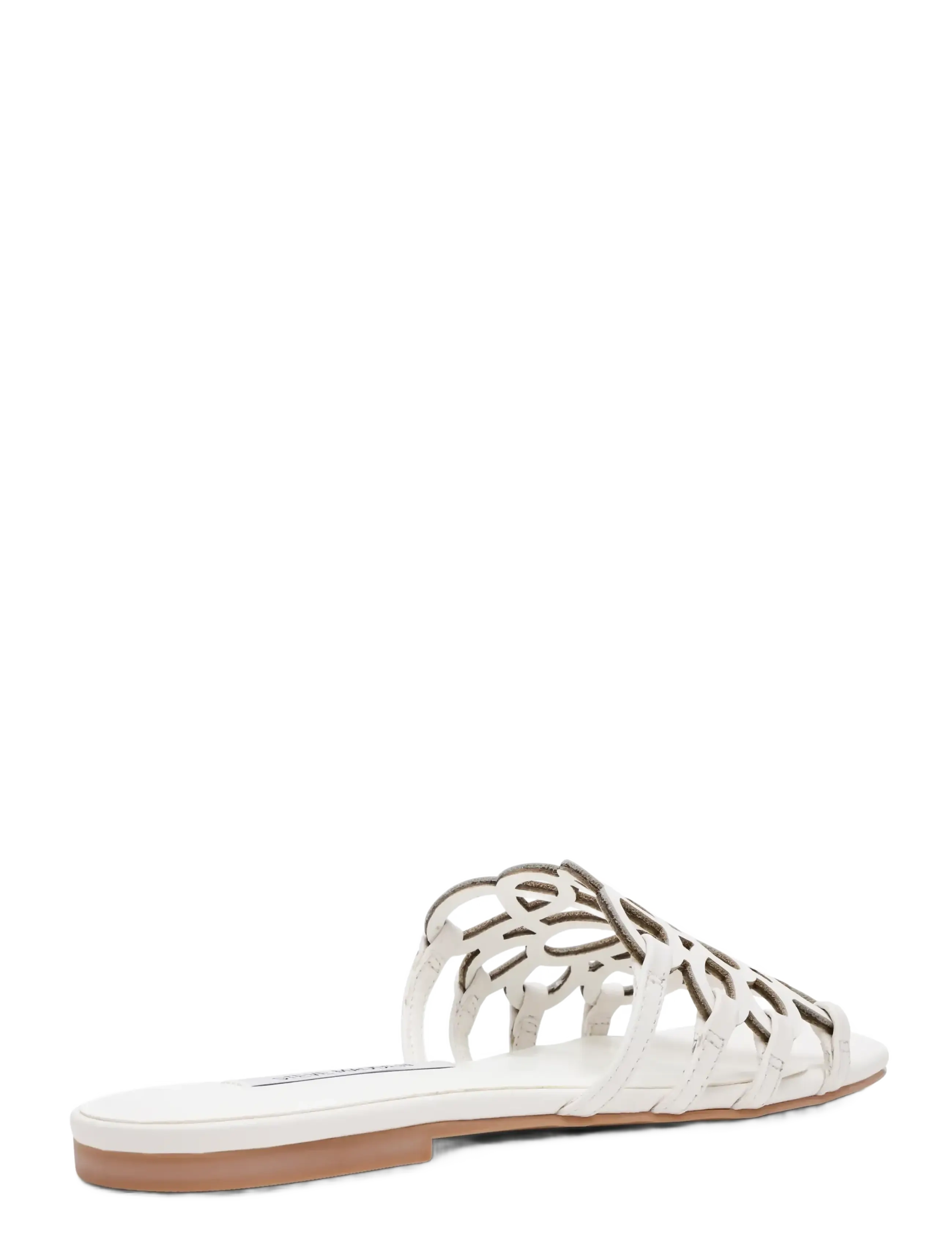 Steve Madden - Lotus-CN - flat mules - white leather - 2