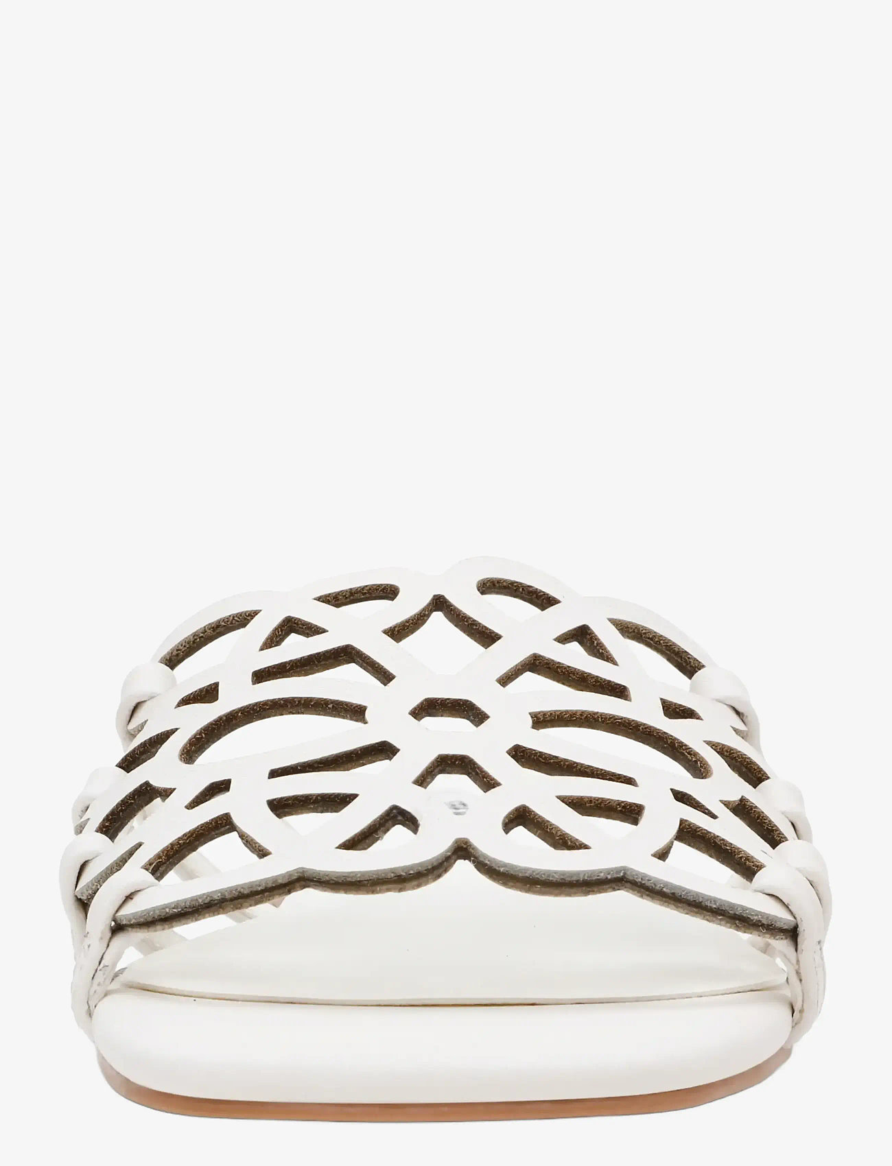 Steve Madden - Lotus-CN - kontsata muula-stiilid jalanõud - white leather - 3