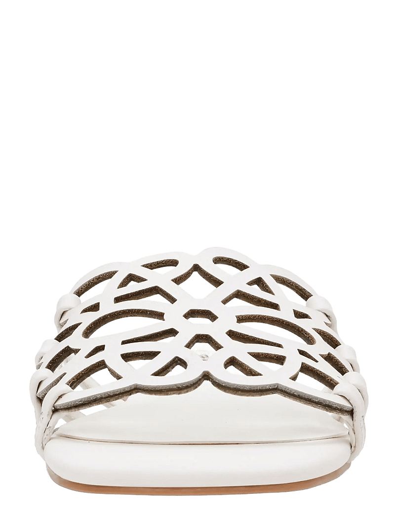 Steve Madden - Lotus-CN - kontsata muula-stiilid jalanõud - white leather - 3