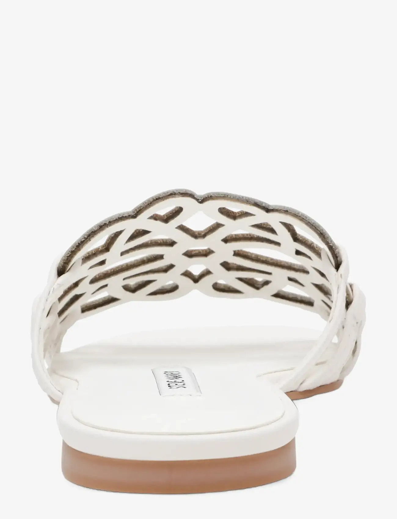 Steve Madden - Lotus-CN - kontsata muula-stiilid jalanõud - white leather - 4