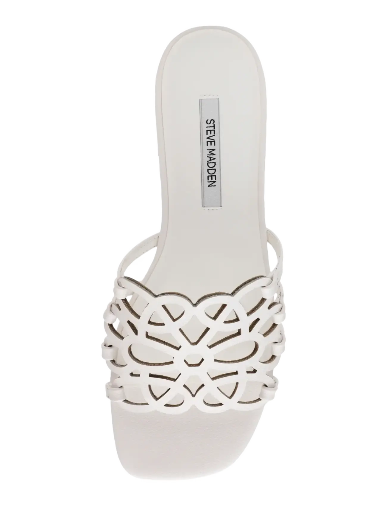 Steve Madden - Lotus-CN - flat mules - white leather - 5