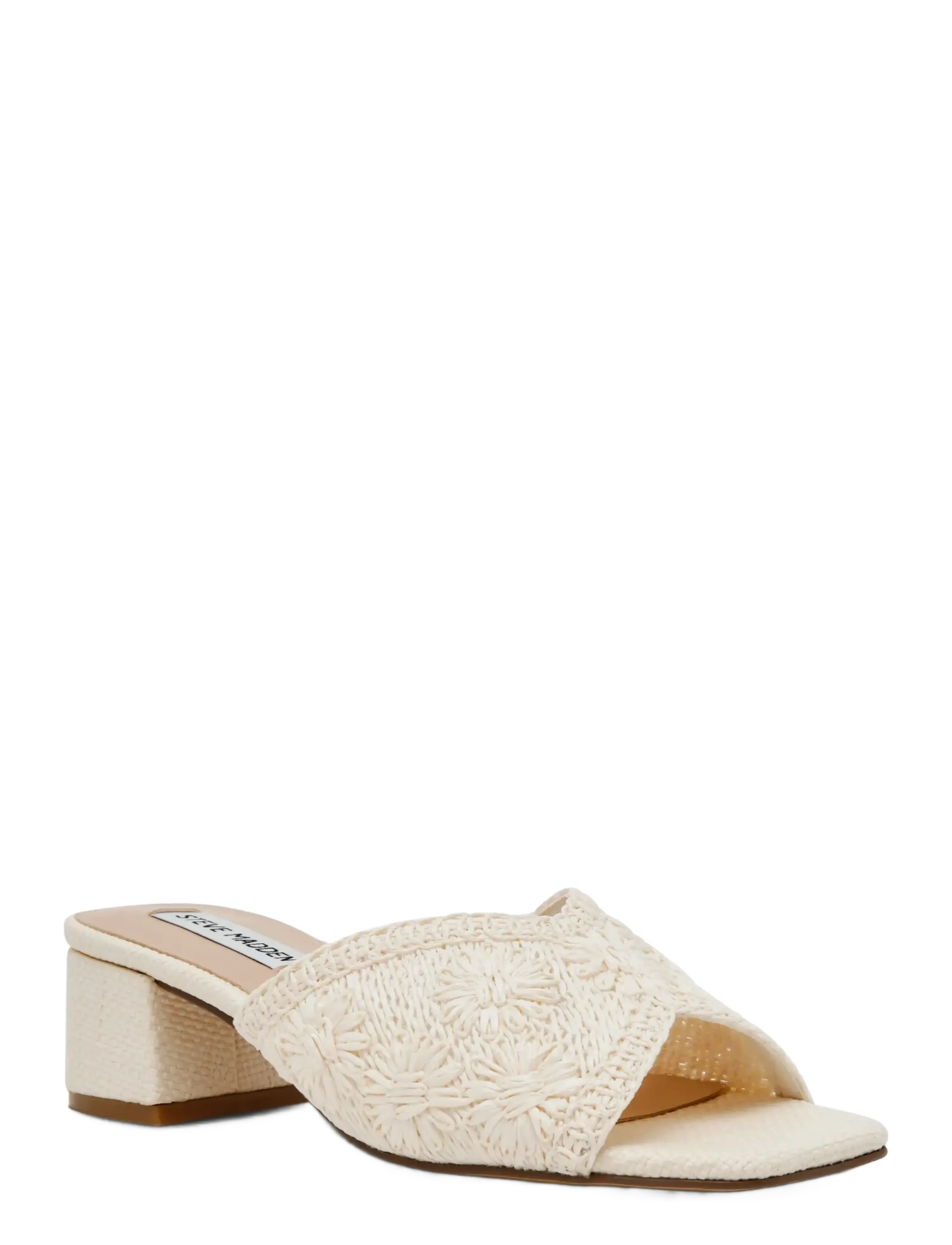 Steve Madden Cinnamon, 36, Cream, Mules & Slip-Ins > Mules Med Hæl, Dame