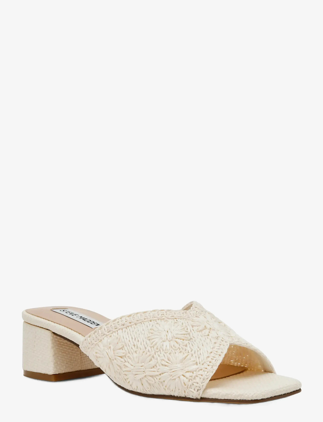 Steve Madden - Cinnamon - mules med hæle - bne raffia - 0