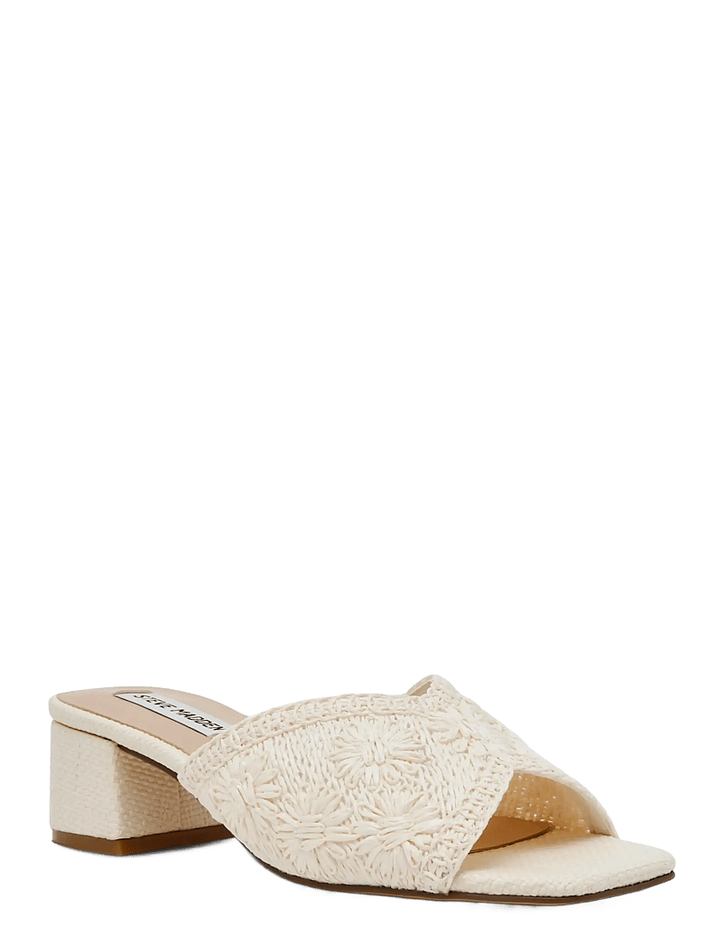 Steve Madden - Cinnamon - mules med hæle - bne raffia - 0