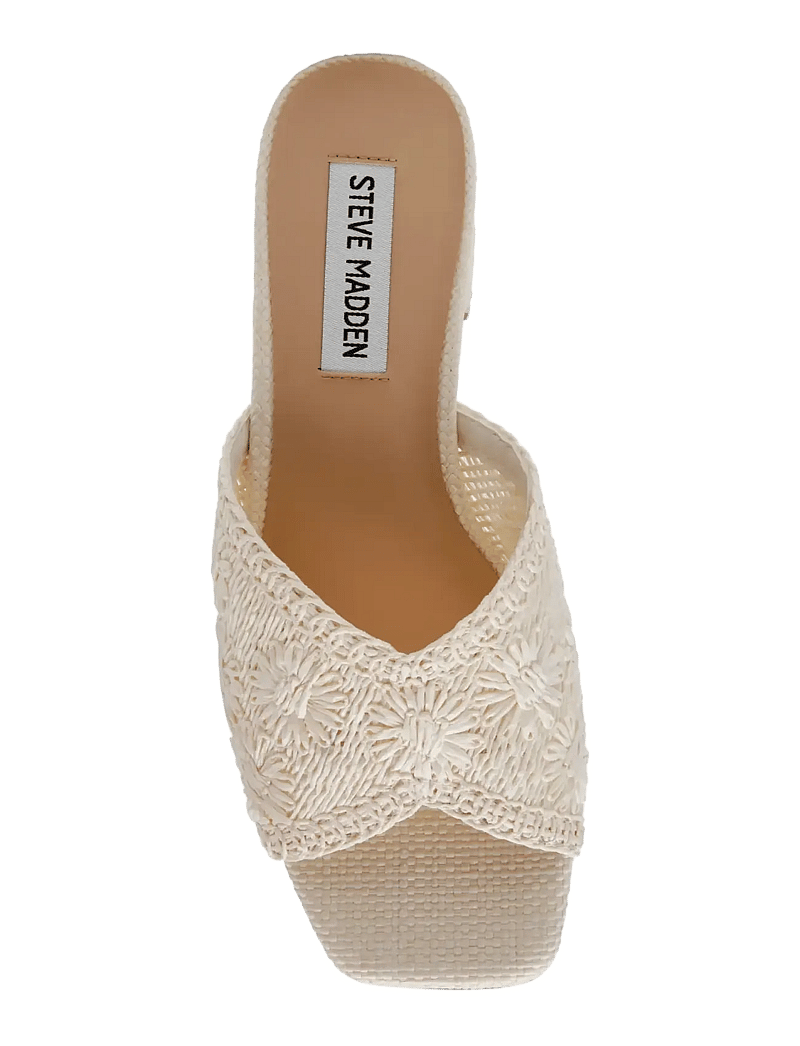 Steve Madden - Cinnamon - mules med hæle - bne raffia - 5