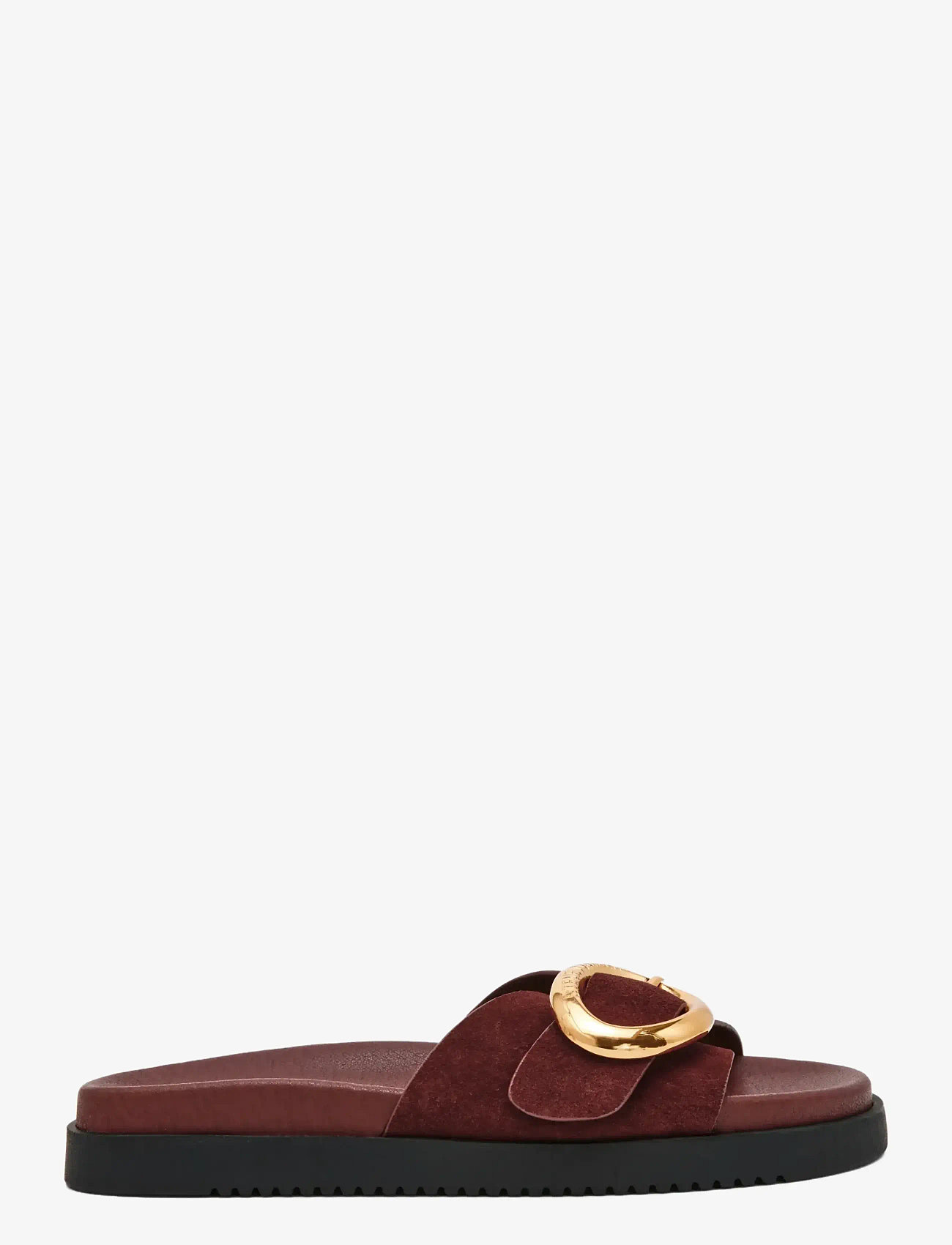 Steve Madden - Mistify - flat mules - espresso suede - 1