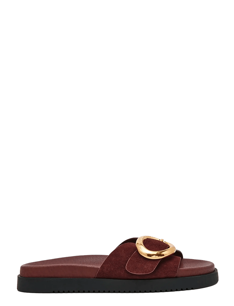 Steve Madden - Mistify - flat mules - espresso suede - 1