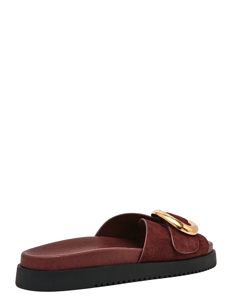 Steve Madden - Mistify - flat mules - espresso suede - 2