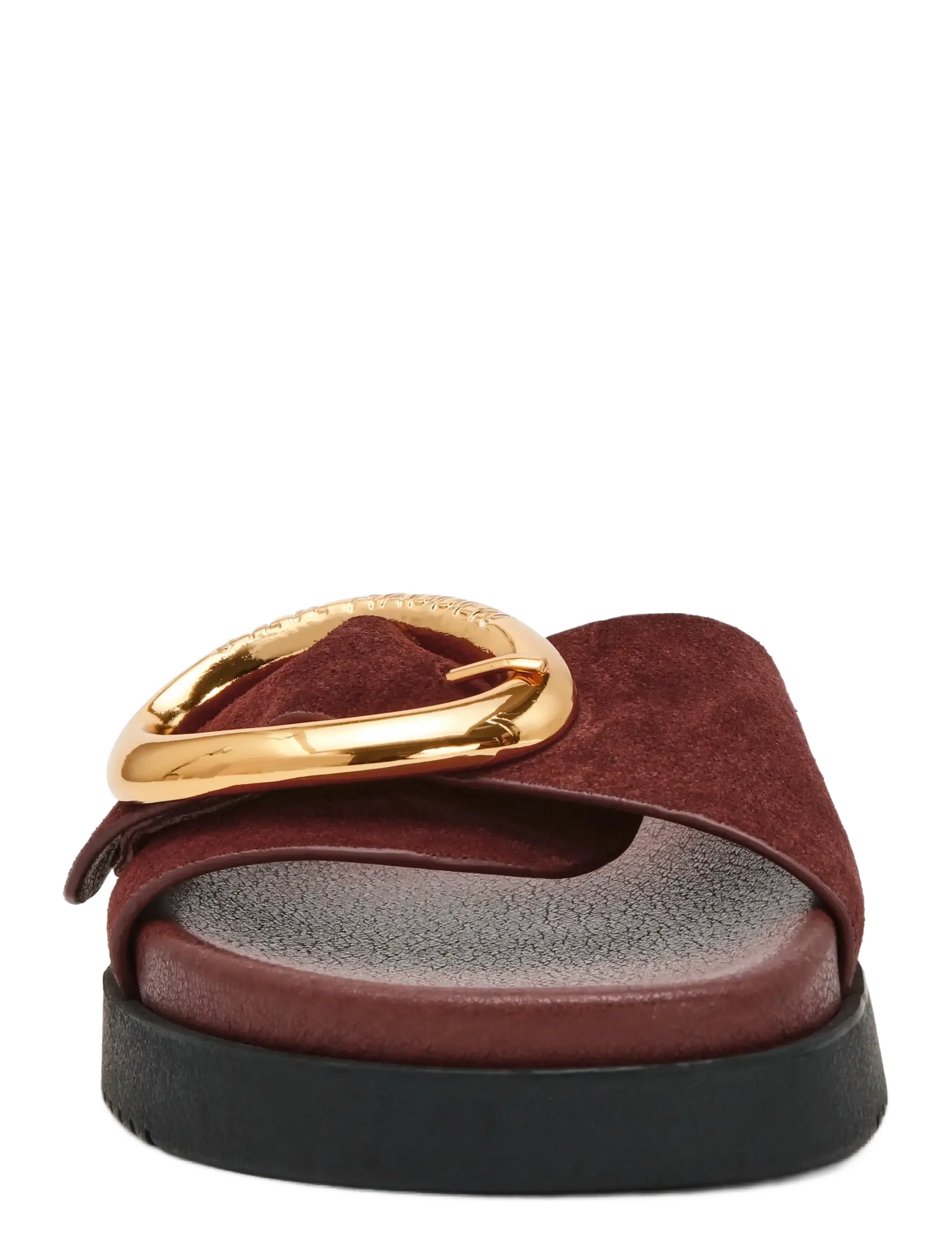 Steve Madden - Mistify - flat mules - espresso suede - 3