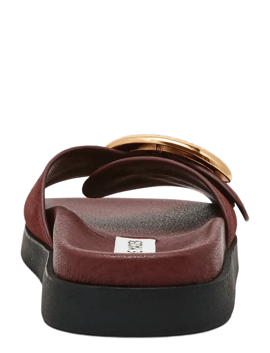 Steve Madden - Mistify - flache pantoletten - espresso suede - 4