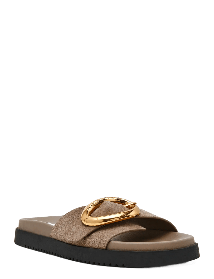 Steve Madden - Mistify - platte muiltjes - taupe suede - 0
